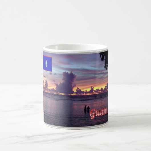 Guam - Sunset - Kaffeetasse (Mittel)