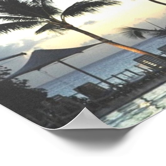 Guam - Sunset - Poster (Ecke)