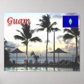 Guam - Sunset - Poster (Vorne)