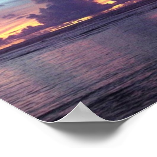Guam - Sunset - Poster (Ecke)