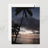 Guam Sunset Postkarte (Vorne/Hinten)