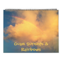 Guam Sunsets & Rainbows 18 Monate Kalender