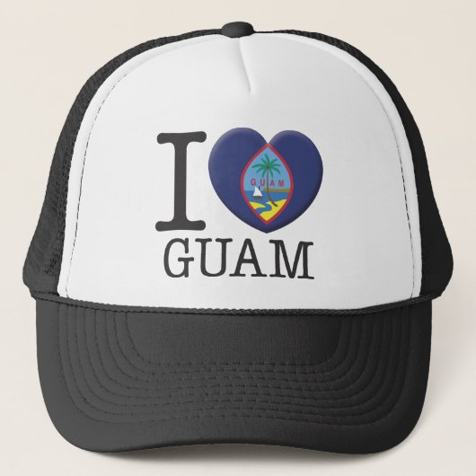 Guam Truckerkappe (Vorderseite)