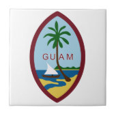 Guam-Wappen Fliese (Vorderseite)