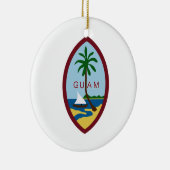 Guam-Wappen Keramikornament (Rechts)