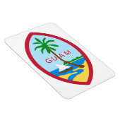 Guam-Wappen Magnet (Rechte Seite)