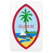 Guam-Wappen Magnet (Vertikal)