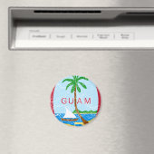 Guam-Wappen Magnet (In Situ (Geschirrspüler))