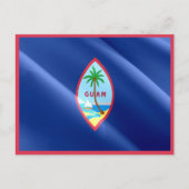 Guam - Waving Flag - Postkarte (Vorderseite)