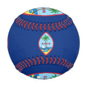 Guamaische Flagge, Guam-Sport / Baseball-Balls Baseball (Rückseite)