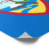Guamanisches Wappen Poster (Ecke)