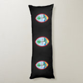 Guamanisches Wappen Seitenschläferkissen (Rückseite (Vertikal))