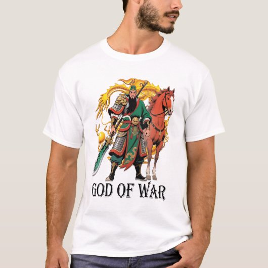Guan Yu, Gott des Krieges T-Shirt (Vorderseite)