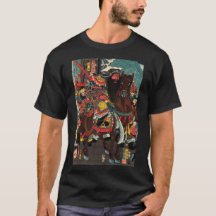 Guan Yu Kuniyoshi Ukiyo-e Romance drei Königreich T-Shirt