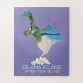 Guana Island Britische Jungfrau Puzzle (Vertikal)