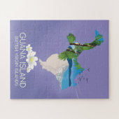 Guana Island Britische Jungfrau Puzzle (Horizontal)