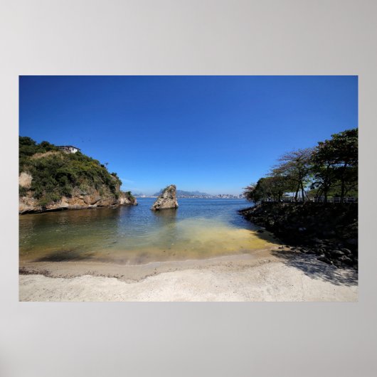 Guanabara Bay in Rio de Janeiro Poster (Vorne)