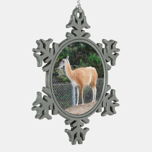 Guanaco #1 Snowflake Ornament (Links)