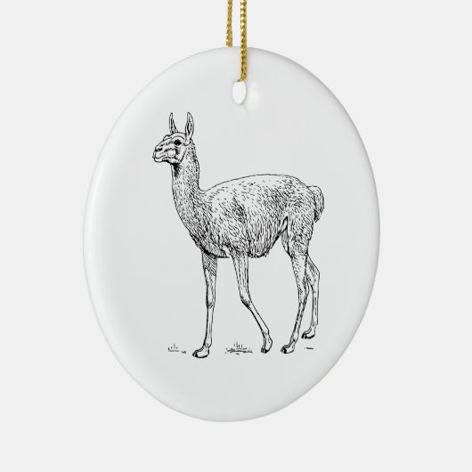 Guanaco Keramikornament (Rechts)