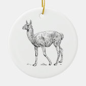 Guanaco Keramikornament (Vorne)