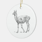 Guanaco Keramikornament (Links)