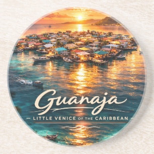 Guanaja, kleines Venedig der Karibik Getränkeuntersetzer