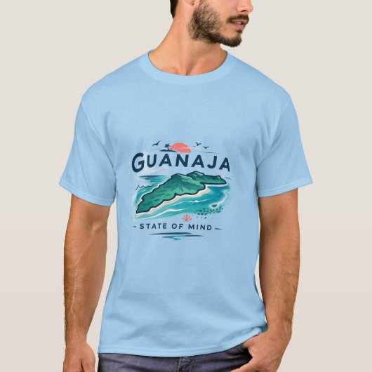 Guanaja State of Mind Island Graphic T-Shirt (Vorderseite)