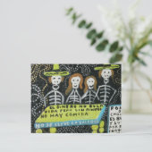 Guanajuato Folk Art, Día de los Muertos Postkarte (Stehend Vorderseite)
