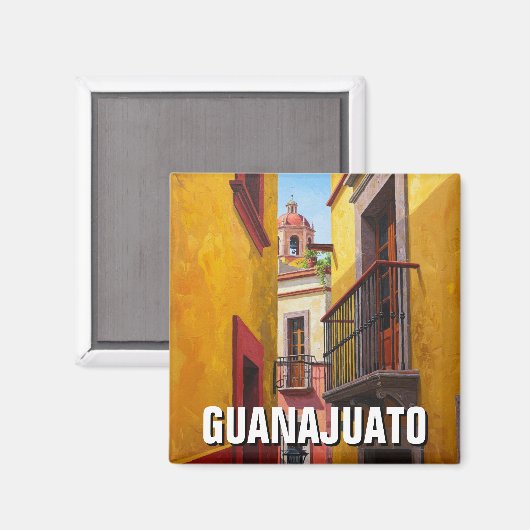 Guanajuato Mexico Magnet (Vorderseite/Rückseite)