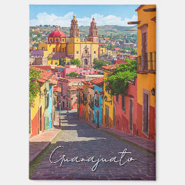 Guanajuato Mexico Watercolor Magnet