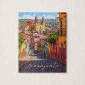Guanajuato Mexico Watercolor Puzzle (Vertikal)