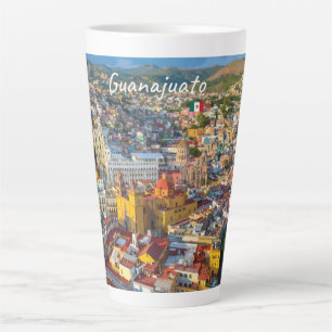Guanajuato, Mexiko - Farbige Stadtansicht groß Milchtasse