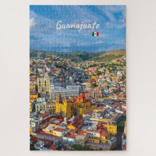 Guanajuato, Mexiko - Farbige Stadtansicht Puzzle