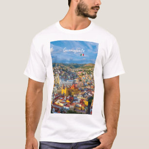 Guanajuato, Mexiko - Farbige Stadtansicht T-Shirt