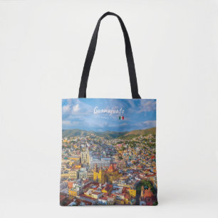 Guanajuato, Mexiko - Farbige Stadtansicht Tasche