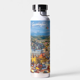 Guanajuato, Mexiko - Farbige Stadtansicht Trinkflasche