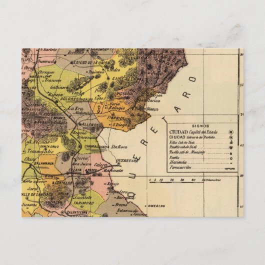 Guanajuato, Mexiko Postkarte (Vorderseite)