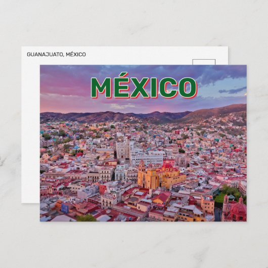 Guanajuato, Mexiko Postkarte (Vorne/Hinten)