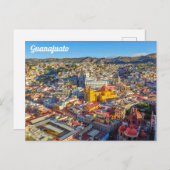 Guanajuato, Mexiko, Stadt Postkarte (Vorne/Hinten)