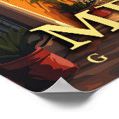 Guanajuato, Mexiko Vintag Poster (Ecke)