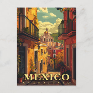 Guanajuato, Mexiko Vintag Postkarte