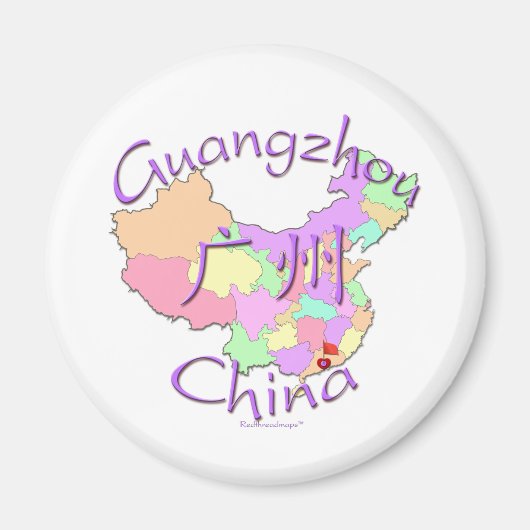 Guangzhou-China Magnet (Vorne)