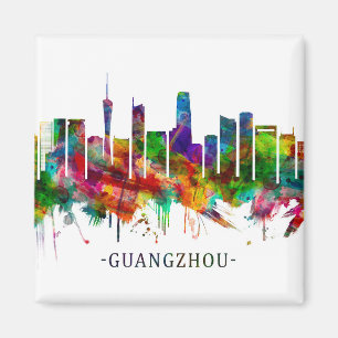 Guangzhou China Skyline Magnet