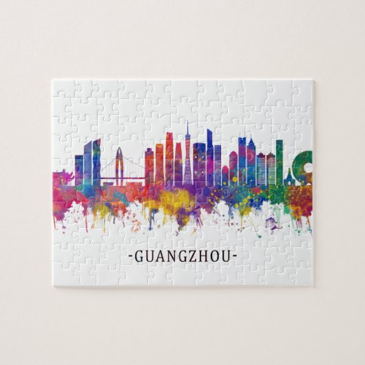 Guangzhou China Skyline Puzzle (Horizontal)