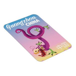 Guangzhou-Chinakaiserreiseplakat Magnet