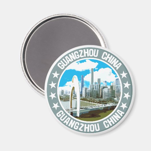 Guangzhou Magnet (Vorderseite/Rückseite)