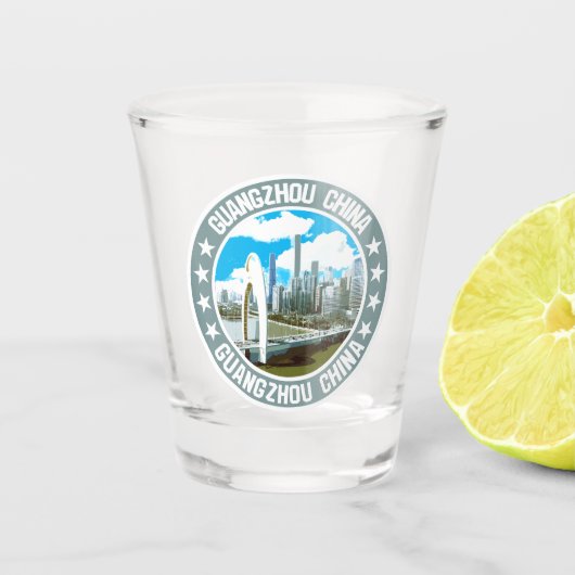 Guangzhou Schnapsglas (Vorderseite)