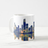 Guangzhou-Skyline Kaffeetasse (Vorderseite Links)