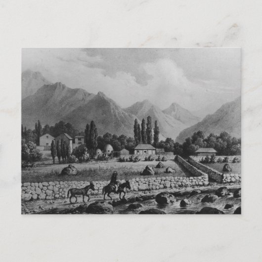 Guanta , aus "Historia de Chile", 1854 Postkarte (Vorderseite)