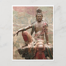 Guanyin Bodhisattva Antiker chinesischer Buddhismu Postkarte